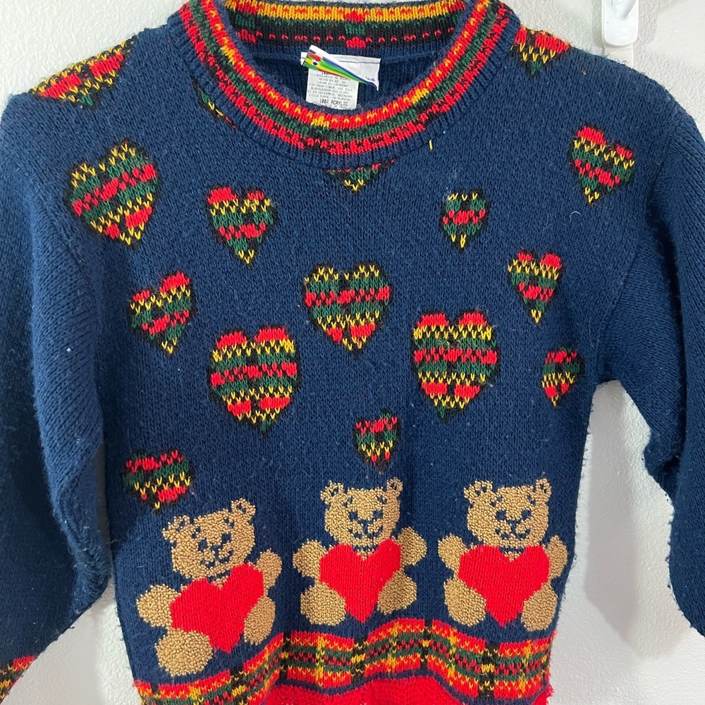 Vintage Go Nitty bear sweater